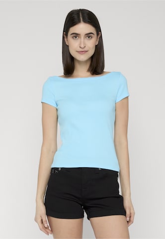 T-shirt 'NMMAYA' Noisy may en bleu : devant