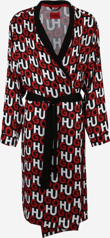 HUGO Red Long Bathrobe in Mixed colors: front