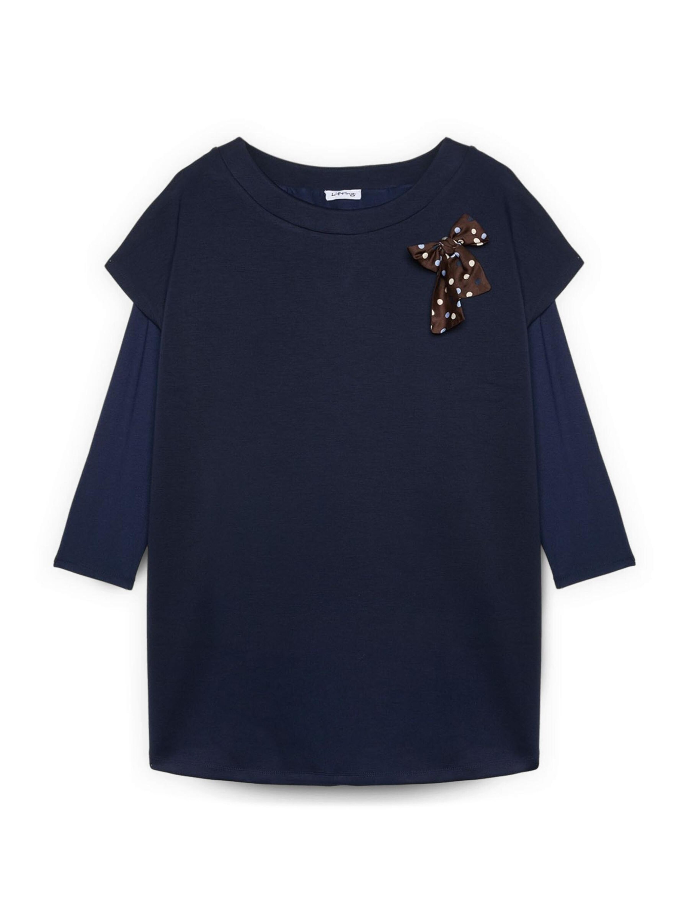 Fiorella Rubino - Vestido en azul: frente