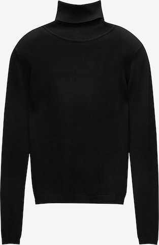 Pull-over Pull&Bear en noir : devant