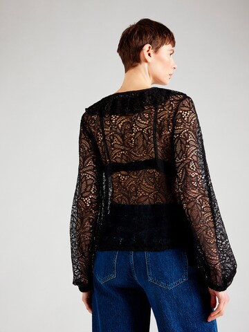 SISTERS POINT - Blusa 'VUTA' en negro