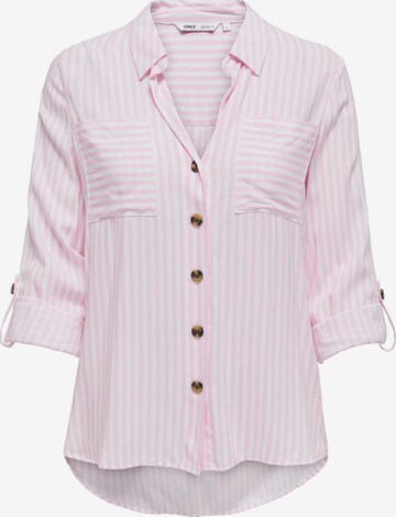 ONLY Bluse 'YASMIN' i pink: forside