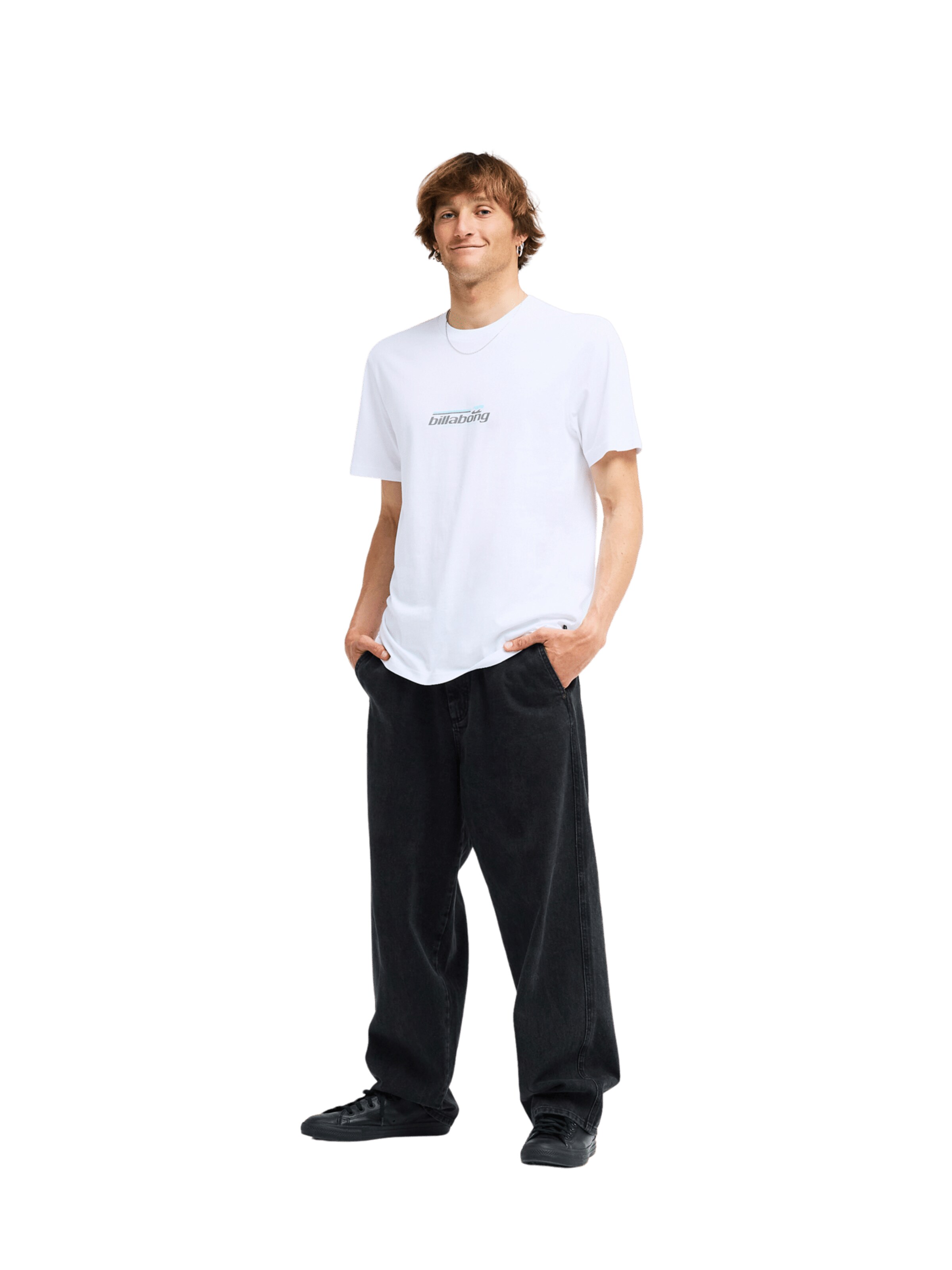 BILLABONG Shirt 'Word Mark' in White