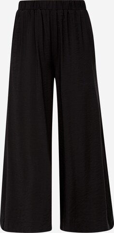 s.Oliver Wide leg Broek in Zwart: voorkant