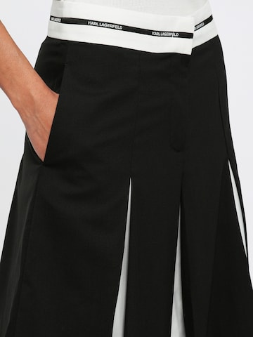 Karl Lagerfeld Spódnica w kolorze czarny