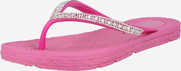 Hailys T-Bar Sandals 'Fili' in Pink: front