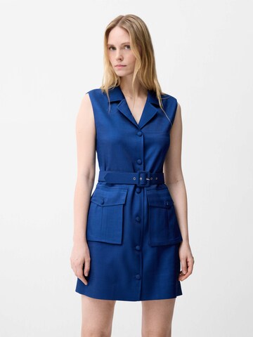 adl Blousejurk in Blauw: voorkant
