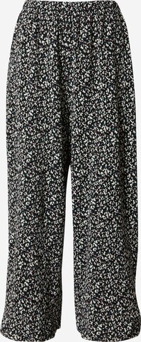 s.Oliver Wide leg Broek in Zwart: voorkant