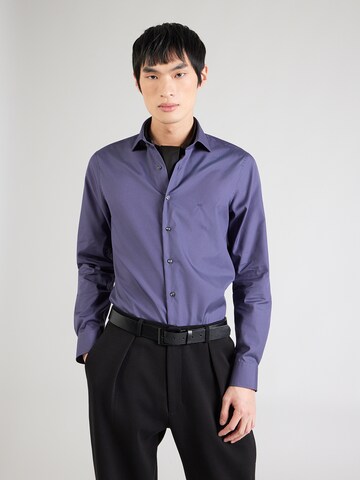 Michael KorsSlim Fit Poslovna košulja - plava boja: prednji dio