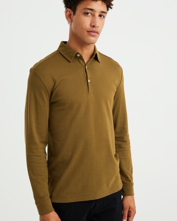 WE Fashion Shirt in Bruin: voorkant