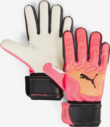 PUMA Athletic Gloves 'Future Match' in Pink: front