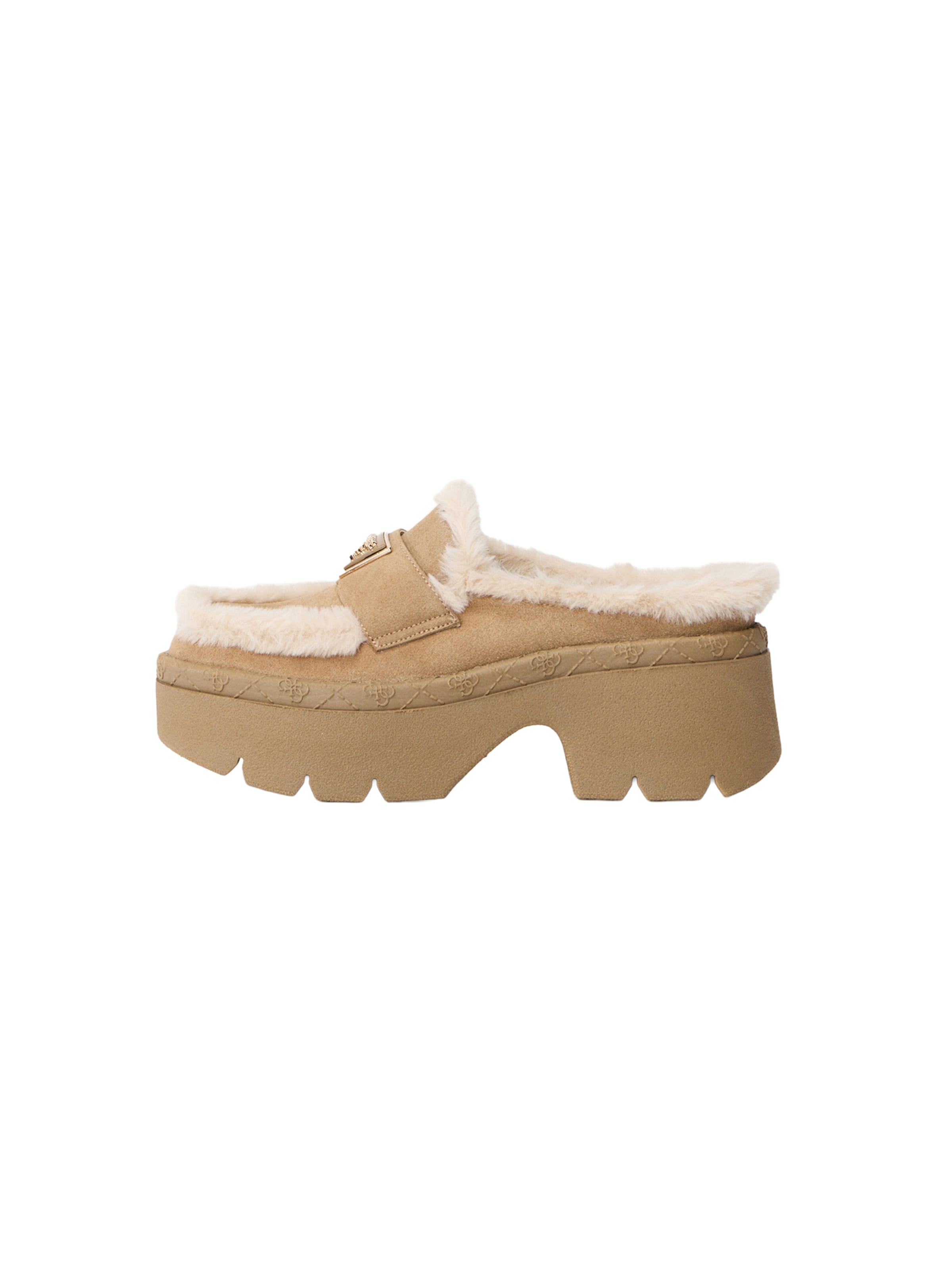GUESS Clogs 'BRIDEEN' in Beige: front