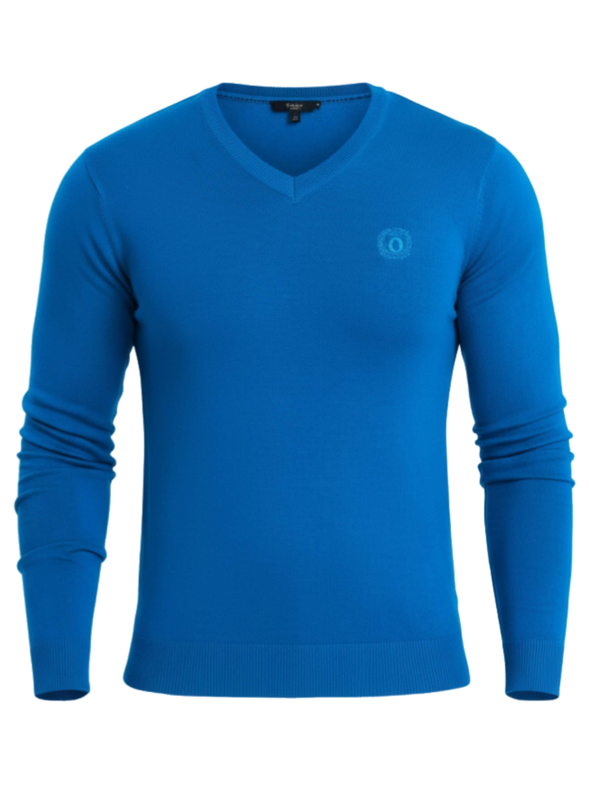 Pullover di Ombre in blu: frontale