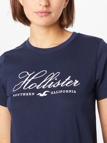 HOLLISTER Футболка в Синий