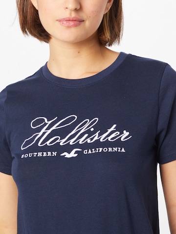 HOLLISTER T- Shirt in Blau