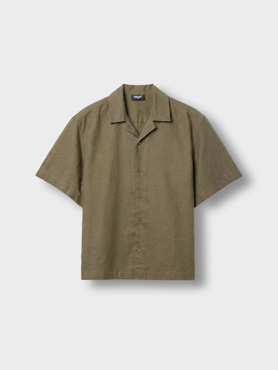 Burocs Button Up Shirt in M in Khaki, Item view