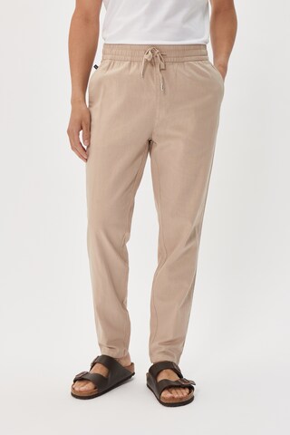 Regular Pantalon 'Barton' Matinique en beige : devant