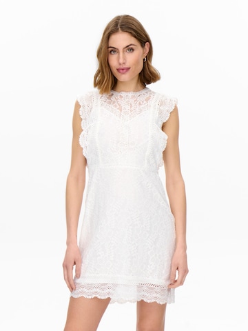 ONLY - Vestido de cocktail 'New Karo' em branco: frente