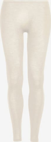 Hanro Skinny Leggings 'Woolen Silk' in Weiß: predná strana