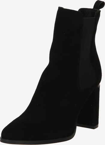 Calvin Klein - Botas chelsea em preto: frente