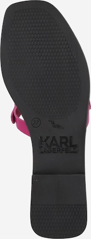 Karl Lagerfeld Teenslipper 'SKOOT' in Roze