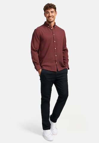 Kronstadt Regular fit Button Up Shirt 'Johan Diego' in Red