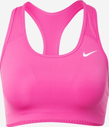 Soutien-gorge de sport NIKE en rose : devant