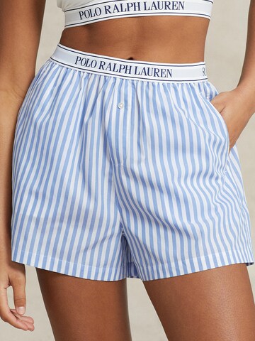 Polo Ralph Lauren Korte pyjama ' Boxer ' in Blauw: voorkant