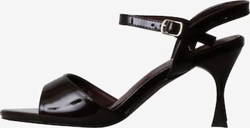 Sandalo 'Supermodische Sandalen mit Absatz' di POTI PATI in marrone: frontale