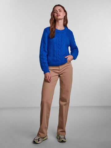 PIECES Sweater 'Sandra' in Blue