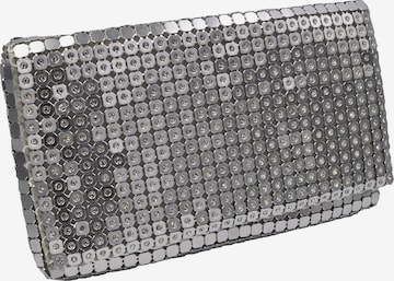 Steuer Clutch in Silber: Vorderseite