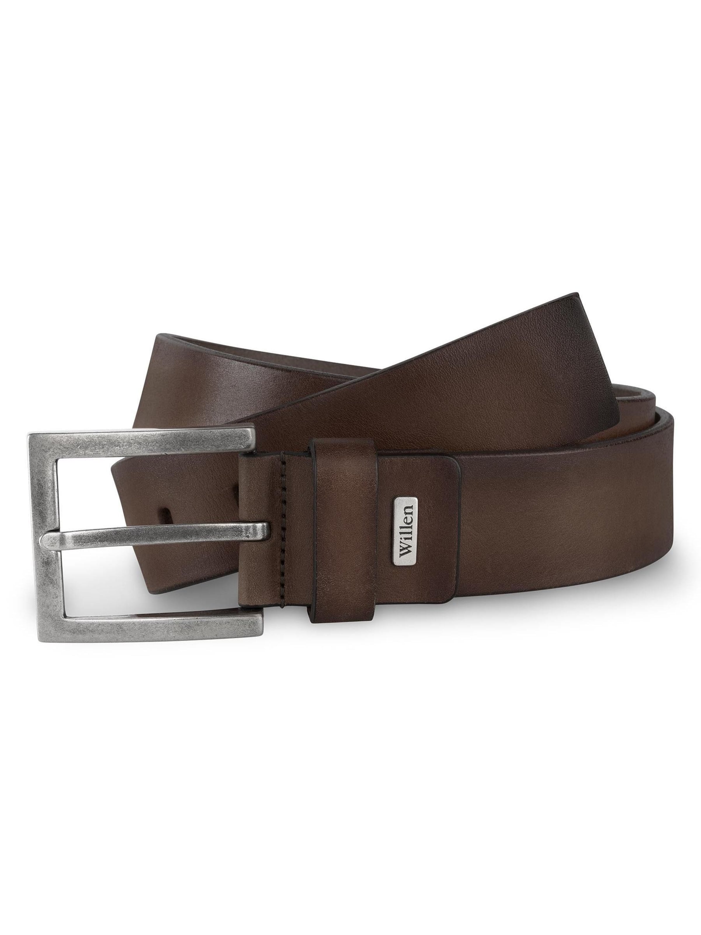 WILLEN Belt 'Casualgürtel' in Brown: front