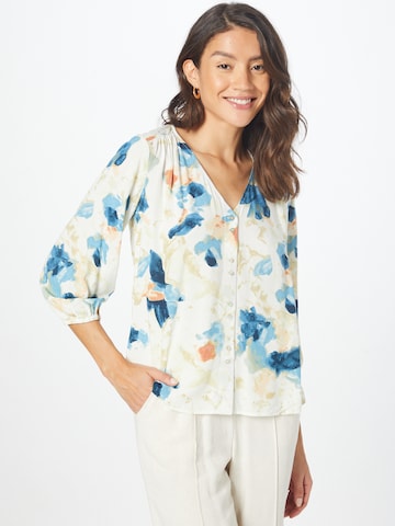 TOM TAILOR Blouse in Wit: voorkant