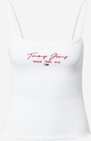 Tommy Jeans Top in White: front