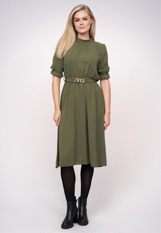 Cloud5ive Kleid in Grün: Vorderseite