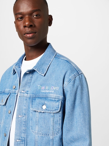 Veste mi-saison Calvin Klein Jeans en bleu