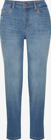 PULZ Jeans Skinny Jeans in Blauw: voorkant