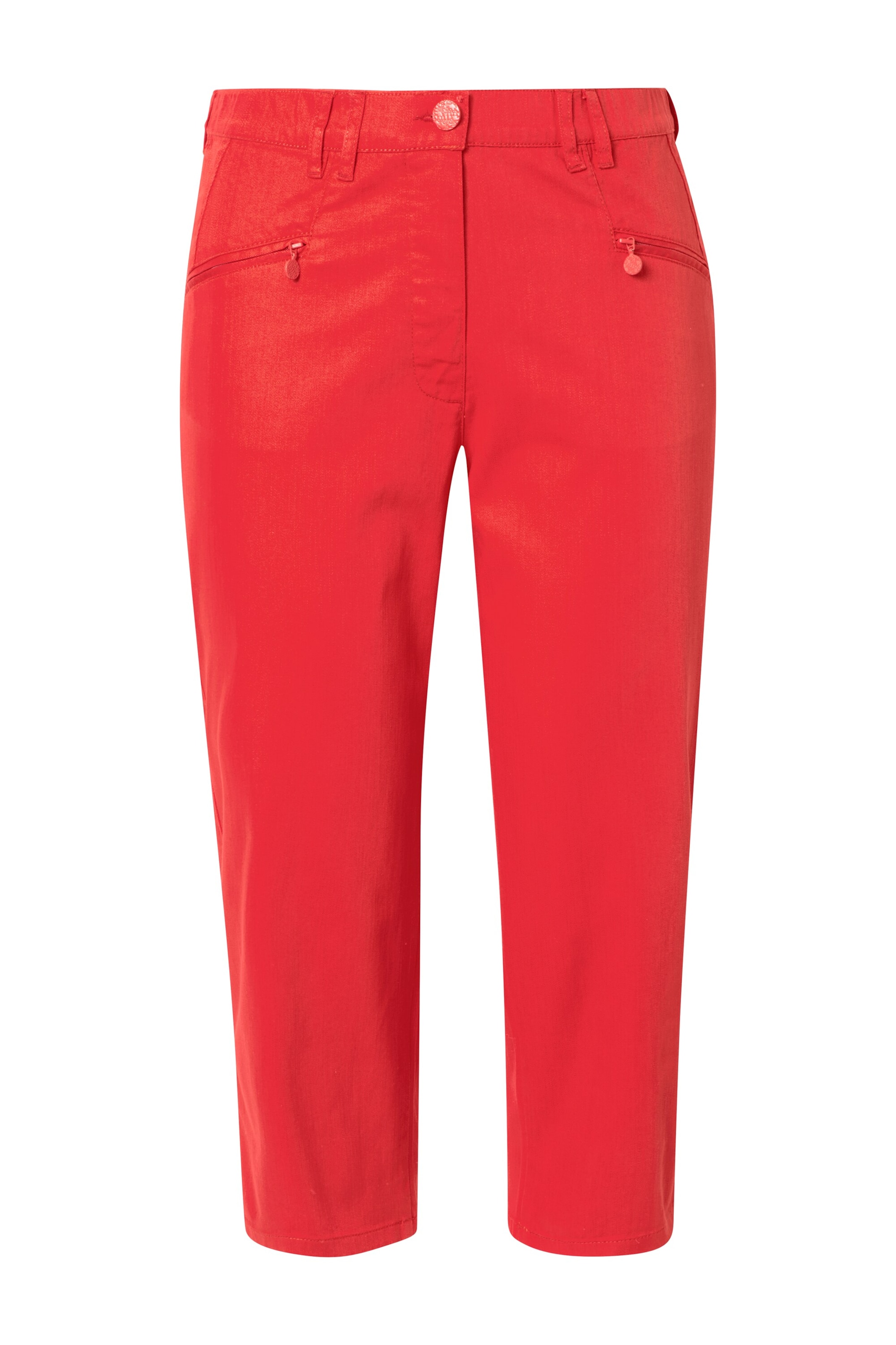 Ulla Popken Trousers in Red: front