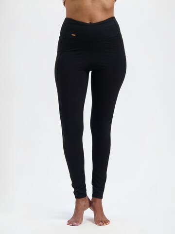 Urban Goddess Yoga & Activewear Slimfit Leggings 'Tara Pocket Yoga & Pilates' in Schwarz