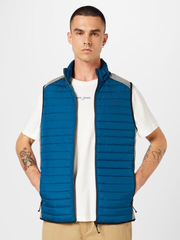 Gilet di JACK & JONES in blu: frontale