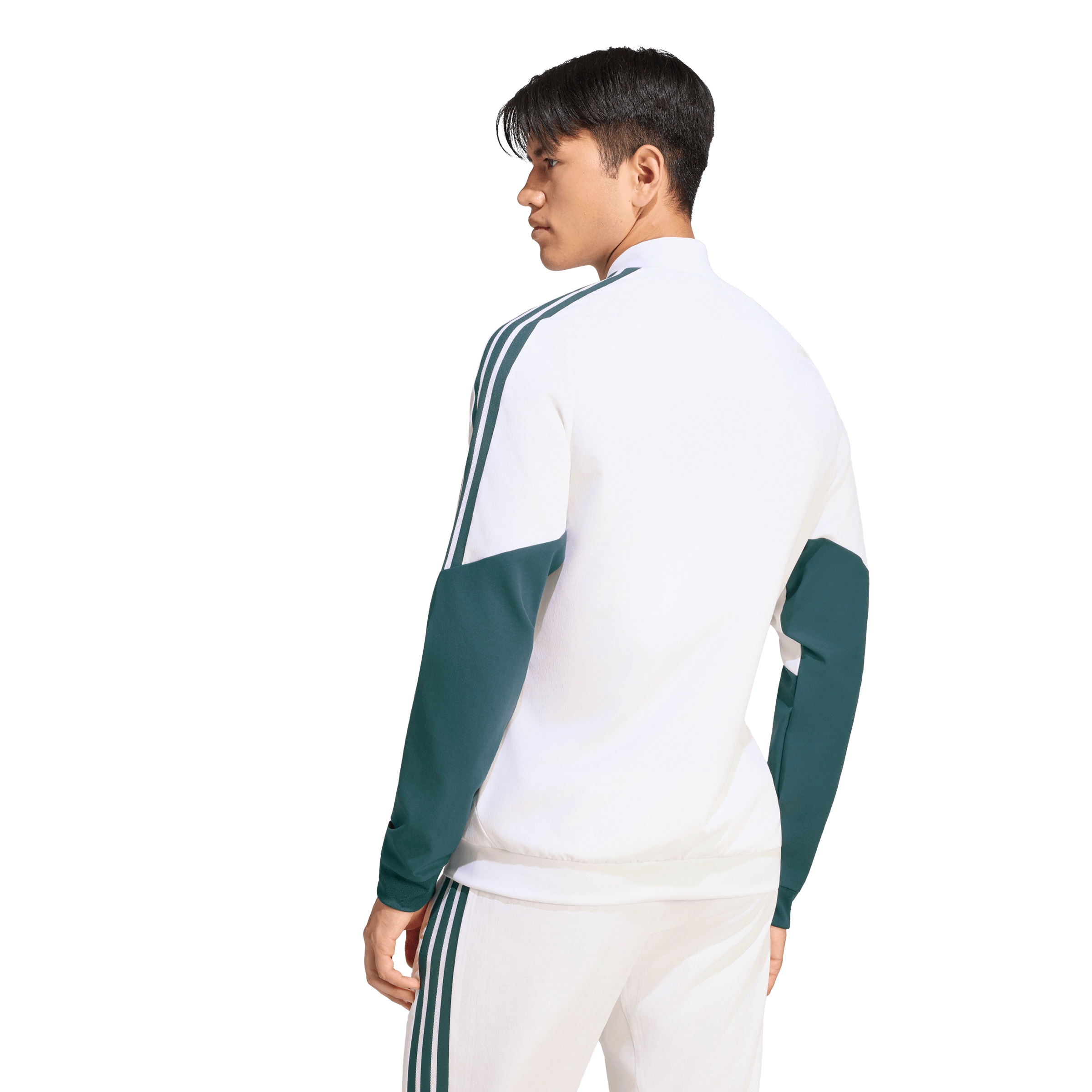 ADIDAS PERFORMANCE Sweat jacket 'REAL EU' in White