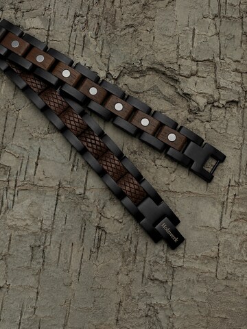 Holzwerk - Pulsera 'LANGESEE' en marrón