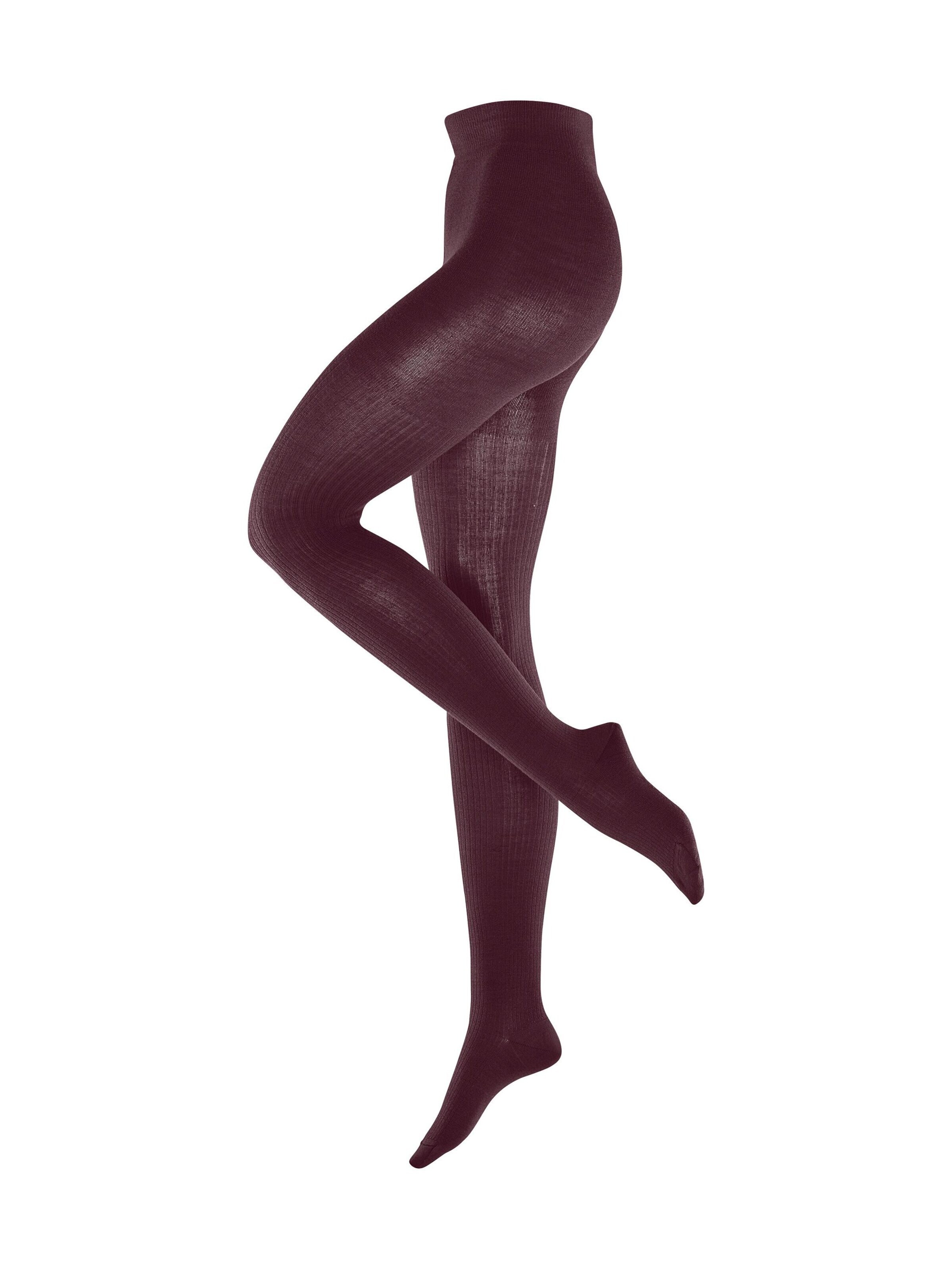 BURLINGTON Strumpfhose 'Rib Couture'‌‌‌‌‌ in Braun: Vorderseite