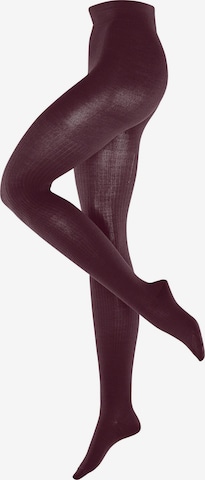 BURLINGTON Strumpfhose 'Rib Couture' in Braun: Vorderseite