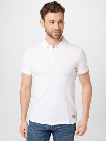 T-Shirt QS en blanc : devant