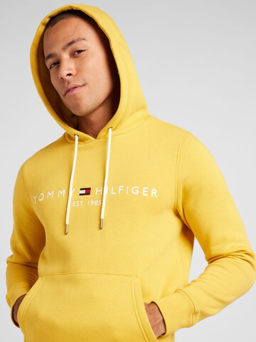 TOMMY HILFIGER Klasický střih Mikina – žlutá
