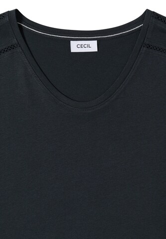 CECIL T-Shirt in Schwarz