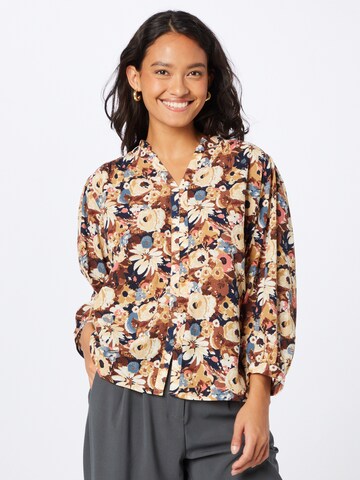 TOM TAILOR Blouse in Mixed colours: front