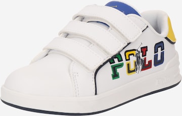 Polo Ralph Lauren Sneakers 'HERITAGE COURT EZ' in Wit: voorkant