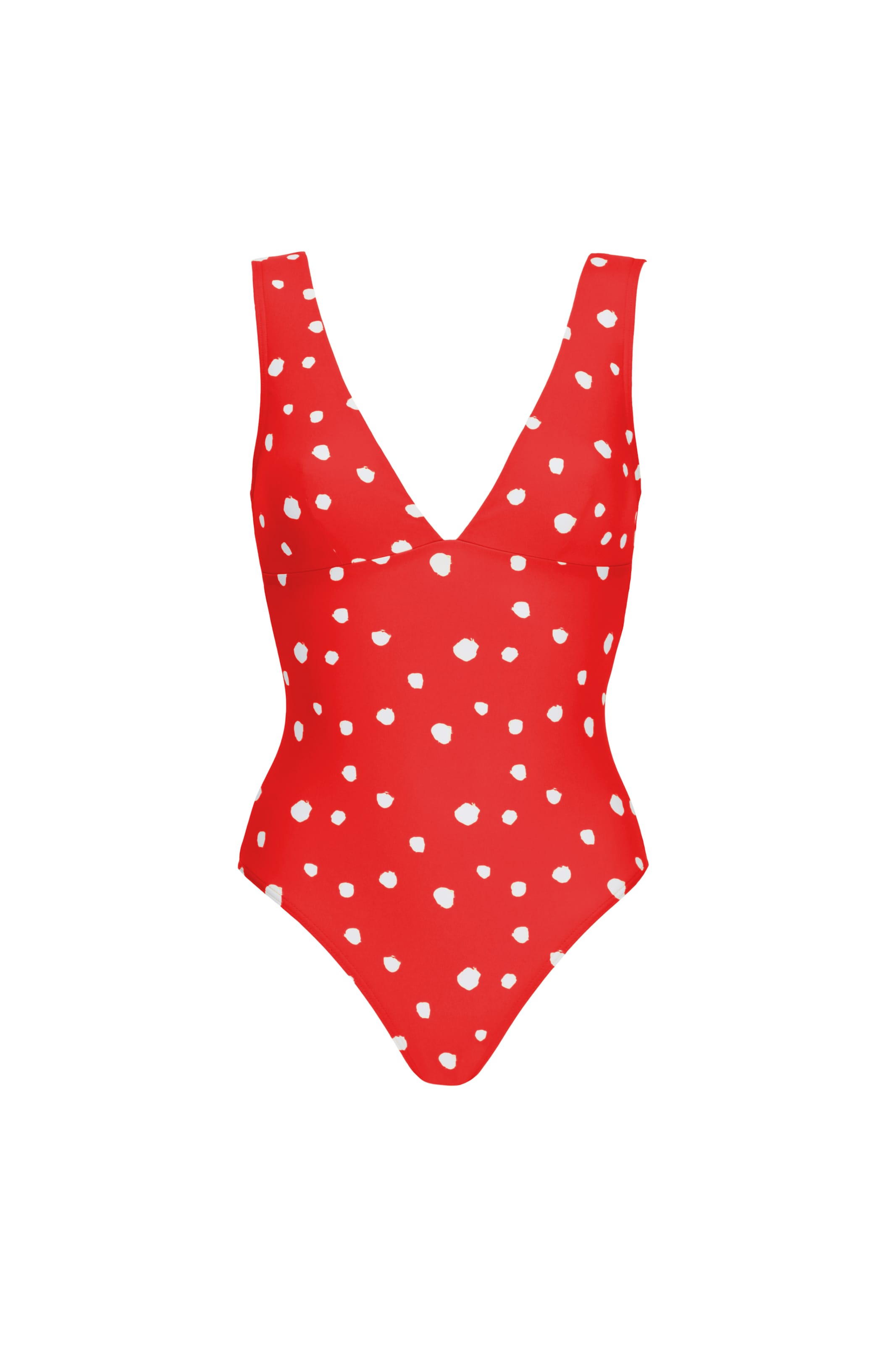 Bustier Maillot de bain VIVID en rouge : devant